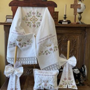 Комплет за венчање - Цветни